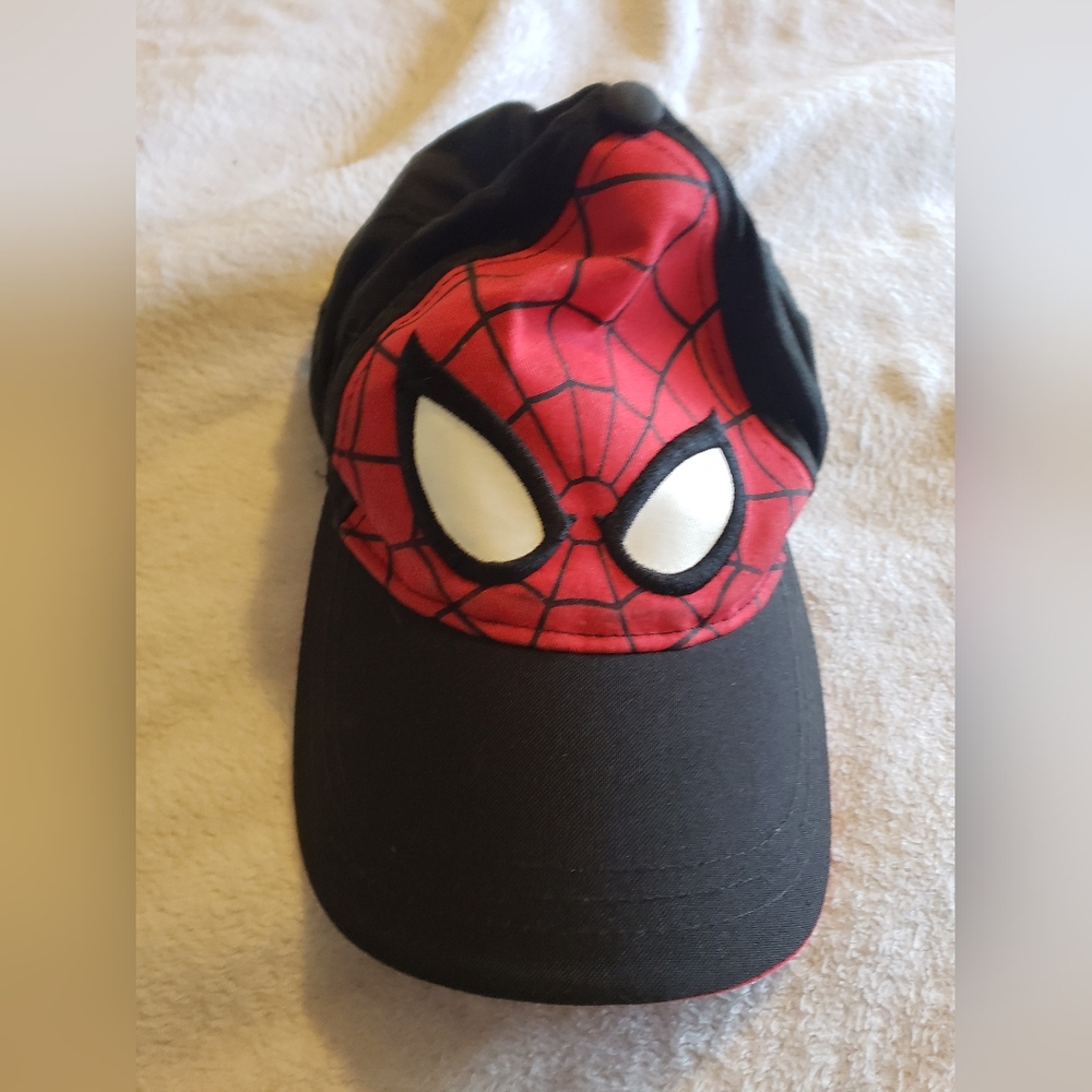 H & M Marvel Spiderman Boys Snapback Hat Cap Ages 6 -8 EUC